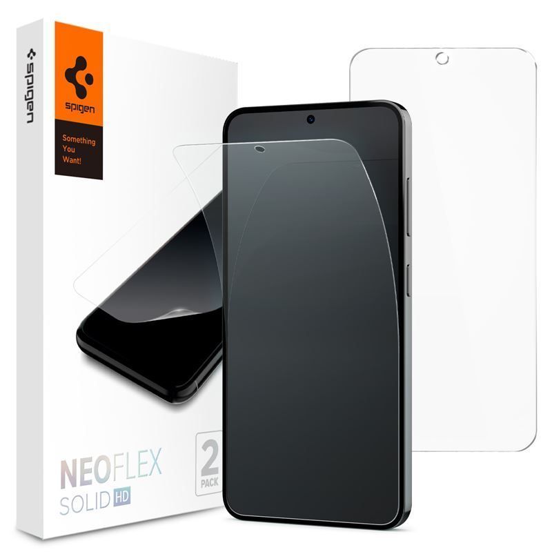 Spigen Neo Flex Solid HD Transparency for Samsung Galaxy S24 2 Pack Spigen Neo Flex Solid HD Transparency for Samsung Galaxy S24 2 Pack