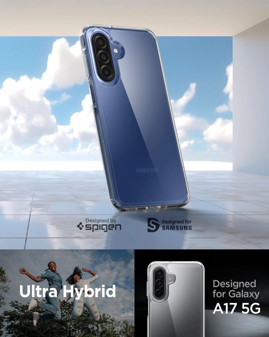 Spigen Ultra Hybrid case for Samsung Galaxy A17/ A17 5G Crystal Clear Spigen Ultra Hybrid case for Samsung Galaxy A17/ A17 5G Crystal Clear