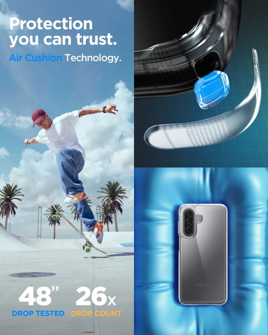 Spigen Ultra Hybrid case for Samsung Galaxy A17/ A17 5G Crystal Clear Spigen Ultra Hybrid case for Samsung Galaxy A17/ A17 5G Crystal Clear