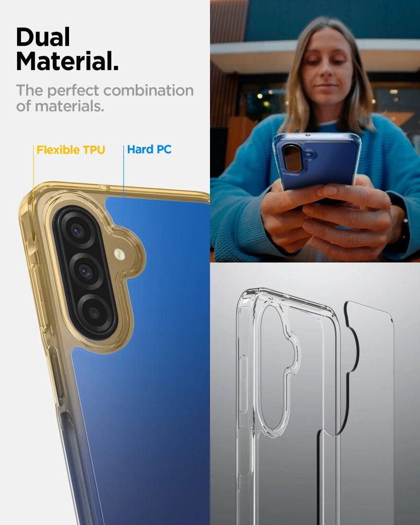 Spigen Ultra Hybrid case for Samsung Galaxy A17/ A17 5G Crystal Clear Spigen Ultra Hybrid case for Samsung Galaxy A17/ A17 5G Crystal Clear