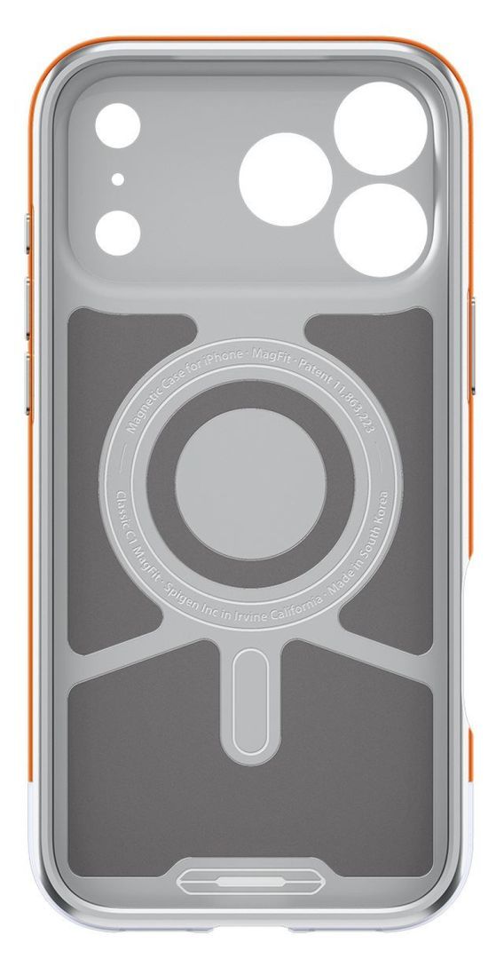 Spigen Classic C1 MagSafe case for iPhone 17 Pro Max Tangerine Spigen Classic C1 MagSafe case for iPhone 17 Pro Max Tangerine