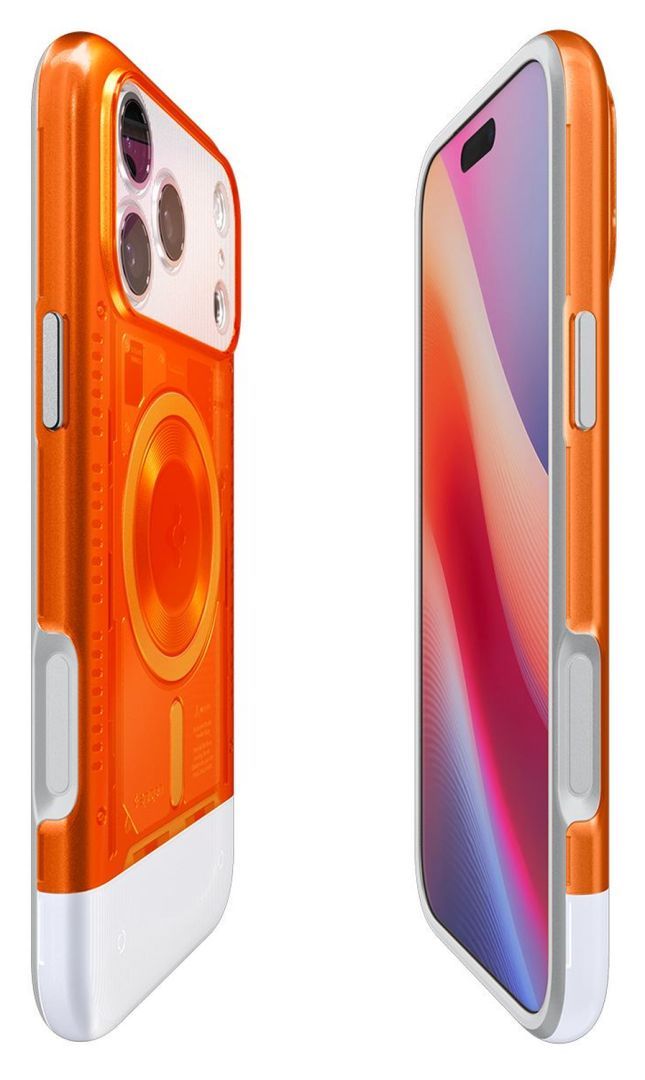 Spigen Classic C1 MagSafe case for iPhone 17 Pro Max Tangerine Spigen Classic C1 MagSafe case for iPhone 17 Pro Max Tangerine