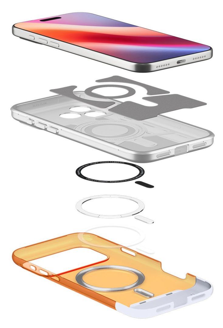 Spigen Classic C1 MagSafe case for iPhone 17 Pro Max Tangerine Spigen Classic C1 MagSafe case for iPhone 17 Pro Max Tangerine