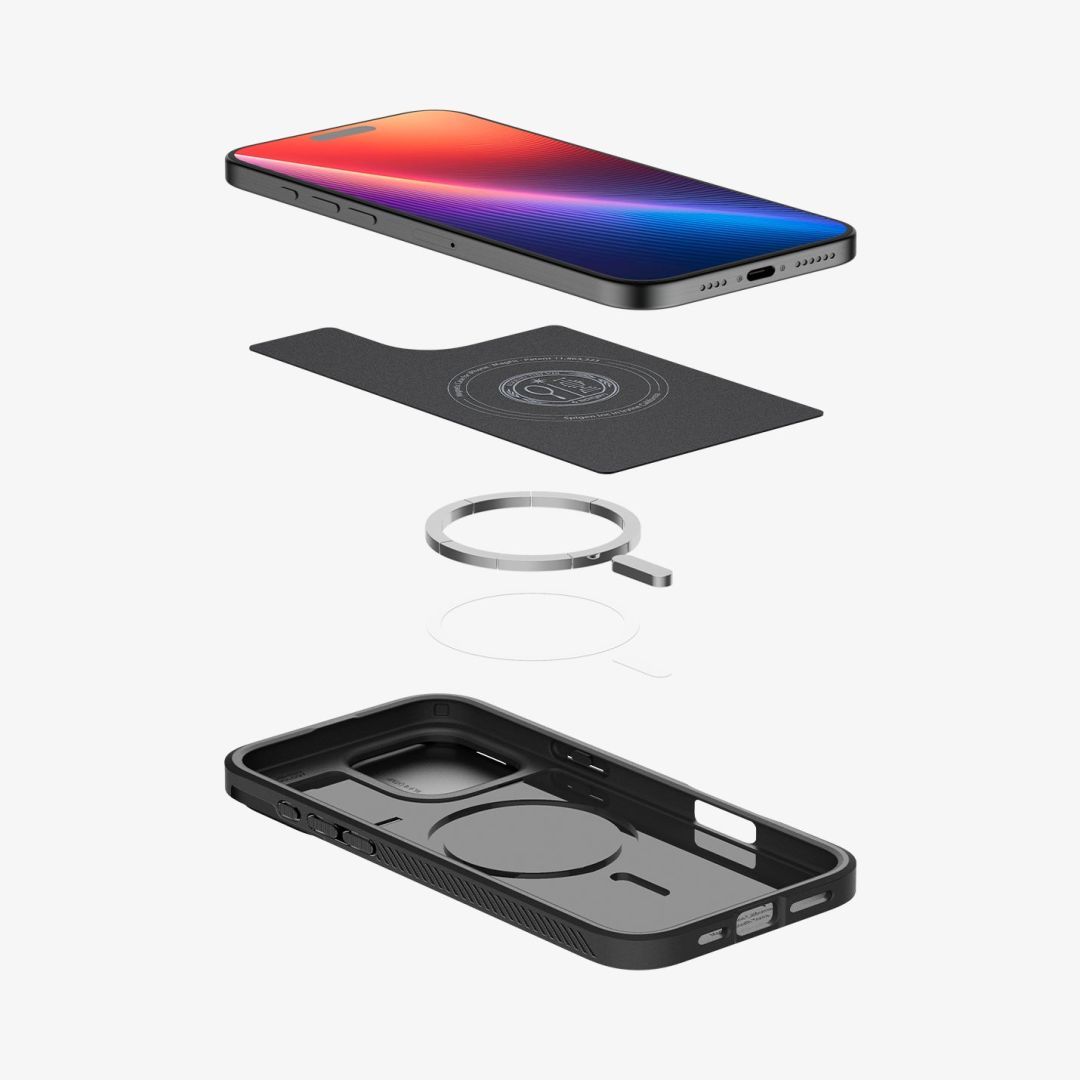 Spigen Optik Armor MagSafe iPhone 16 Pro Max Black Spigen Optik Armor MagSafe iPhone 16 Pro Max Black