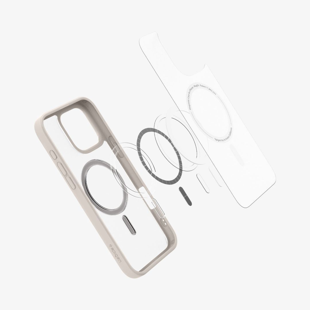 Spigen Ultra Hybrid MagSafe case iPhone 16 Pro Frost Natural Titanium Spigen Ultra Hybrid MagSafe case iPhone 16 Pro Frost Natural Titanium