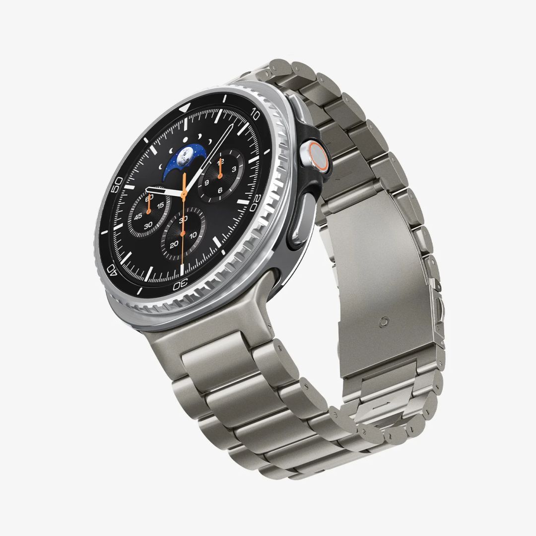 Spigen Modern Fit 316L Band for Samsung Galaxy Watch 8 (40/44/46mm) Silver