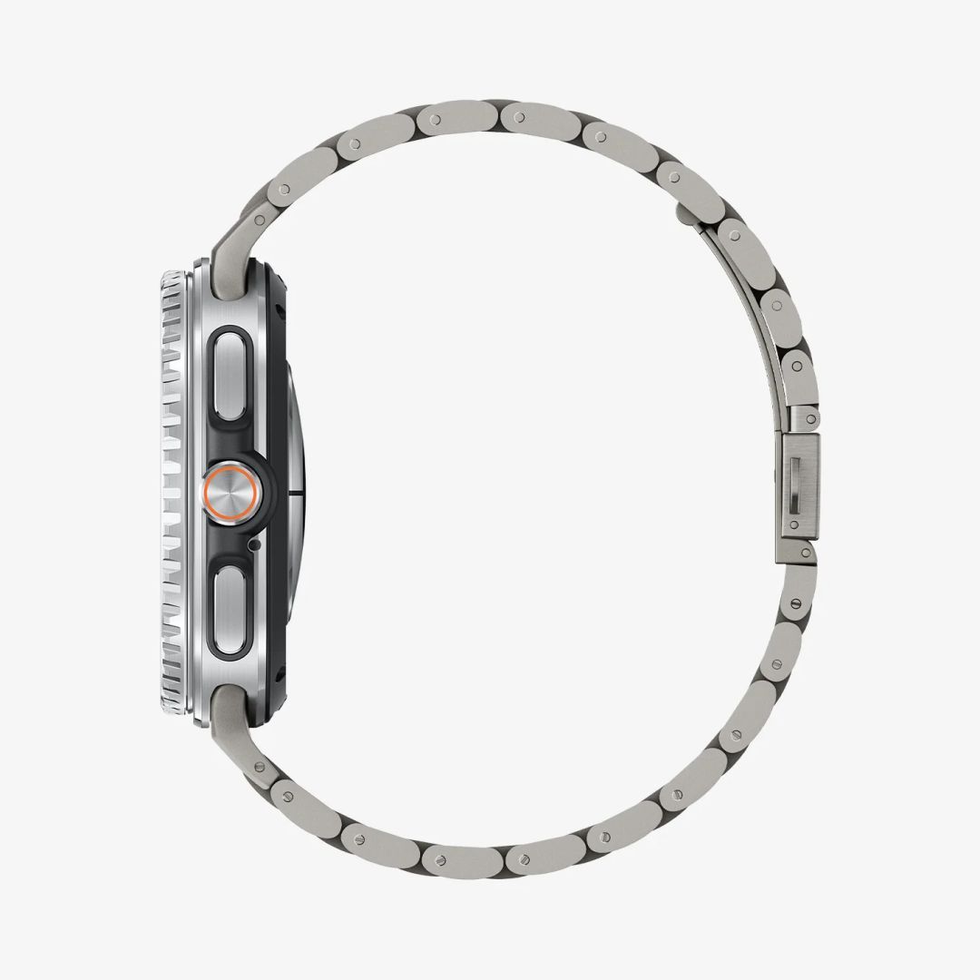 Spigen Modern Fit 316L Band for Samsung Galaxy Watch 8 (40/44/46mm) Silver