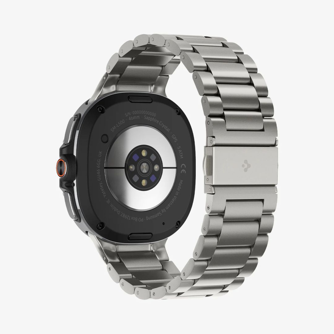 Spigen Modern Fit 316L Band for Samsung Galaxy Watch 8 (40/44/46mm) Silver
