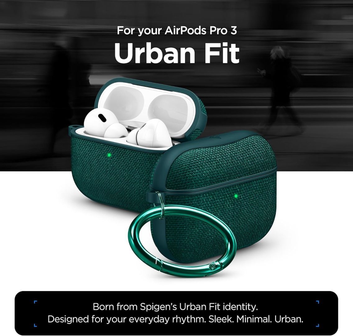 Spigen Urban Fit case for AirPods Pro 3 Midnight Green Spigen Urban Fit case for AirPods Pro 3 Midnight Green