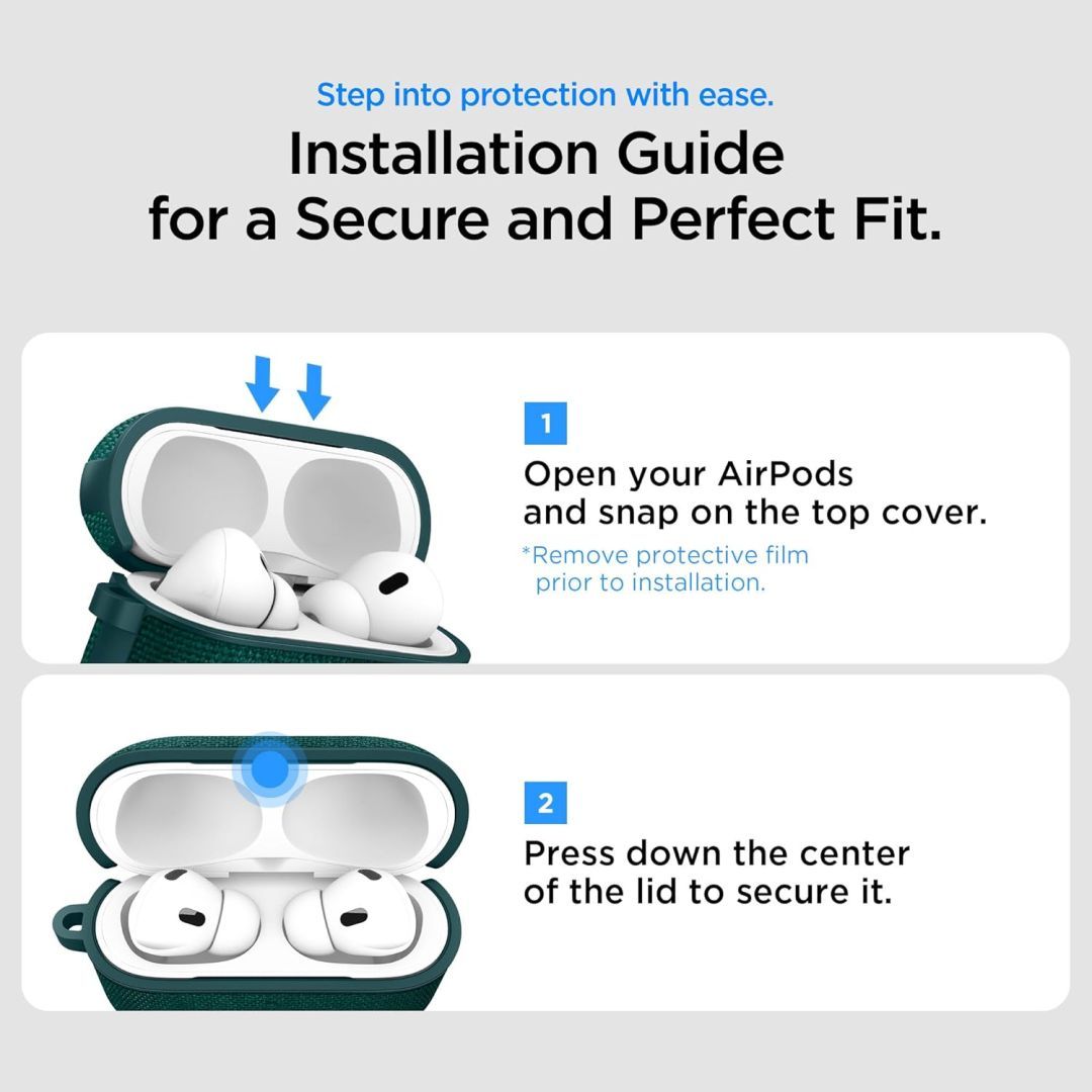 Spigen Urban Fit case for AirPods Pro 3 Midnight Green Spigen Urban Fit case for AirPods Pro 3 Midnight Green