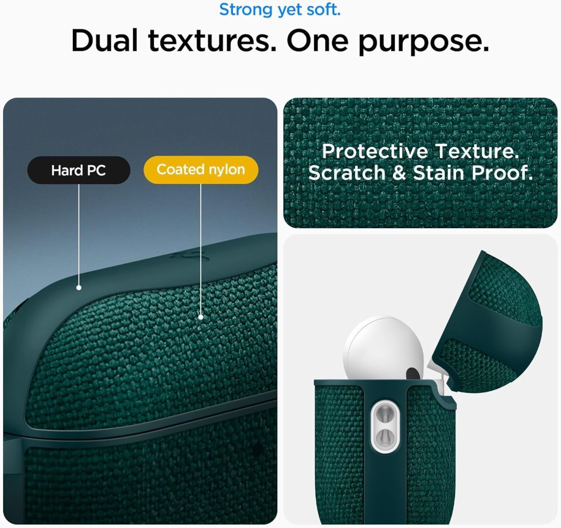 Spigen Urban Fit case for AirPods Pro 3 Midnight Green Spigen Urban Fit case for AirPods Pro 3 Midnight Green