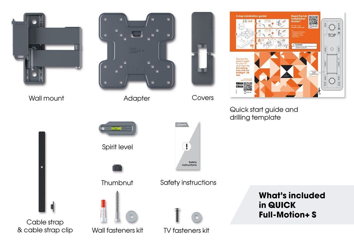 Vogel's TVM 1245 Full-Motion TV Wall Mount