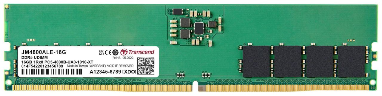 Transcend 16GB DDR5 4800MHz Transcend 16GB DDR5 4800MHz