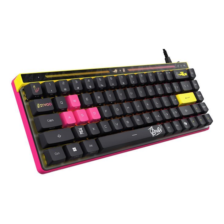 Asus ROG Falchion Ace HFX ZywOo Edition Gaming Keyboard Black/Pink US Asus ROG Falchion Ace HFX ZywOo Edition Gaming Keyboard Black/Pink US