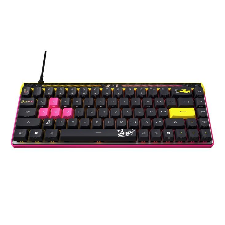 Asus ROG Falchion Ace HFX ZywOo Edition Gaming Keyboard Black/Pink US Asus ROG Falchion Ace HFX ZywOo Edition Gaming Keyboard Black/Pink US