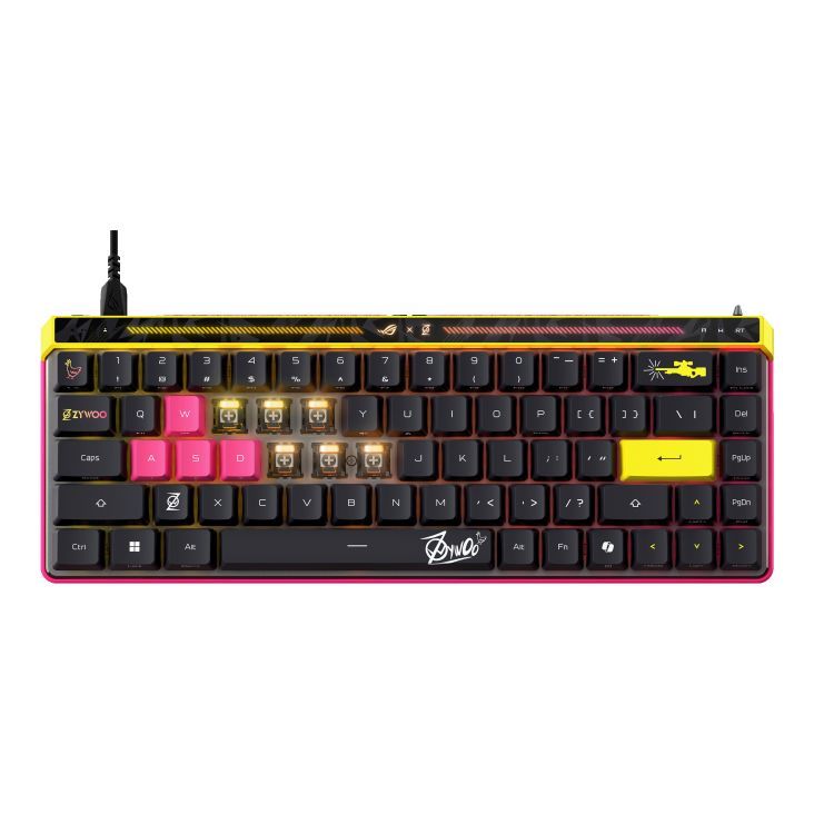Asus ROG Falchion Ace HFX ZywOo Edition Gaming Keyboard Black/Pink US Asus ROG Falchion Ace HFX ZywOo Edition Gaming Keyboard Black/Pink US