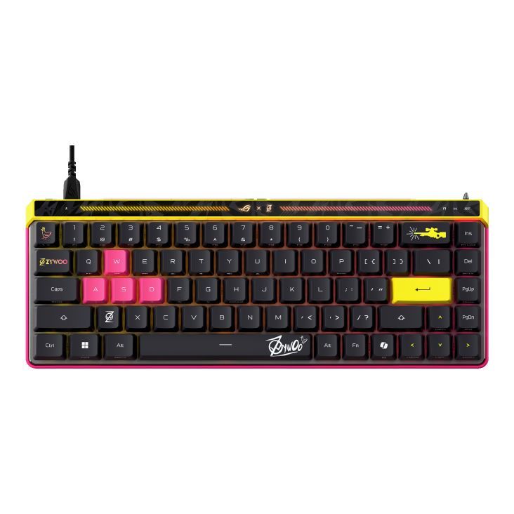Asus ROG Falchion Ace HFX ZywOo Edition Gaming Keyboard Black/Pink US Asus ROG Falchion Ace HFX ZywOo Edition Gaming Keyboard Black/Pink US
