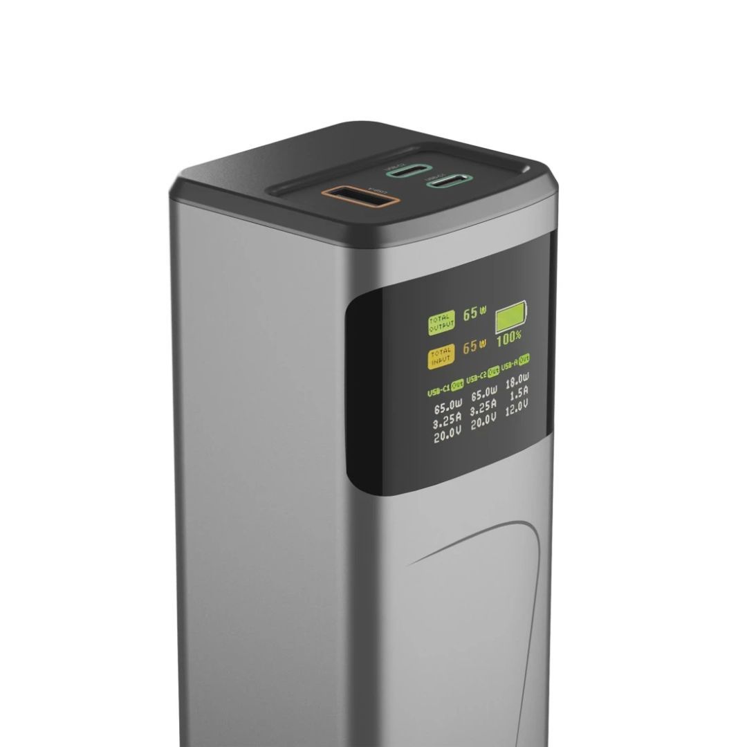 Hama ”High Power” 65W 20000mAh PowerBank Grey Hama ”High Power” 65W 20000mAh PowerBank Grey