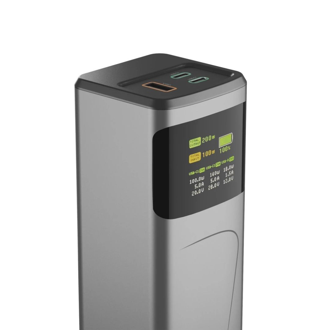 Hama ”High Power” 200W 24000mAh PowerBank Grey Hama ”High Power” 200W 24000mAh PowerBank Grey