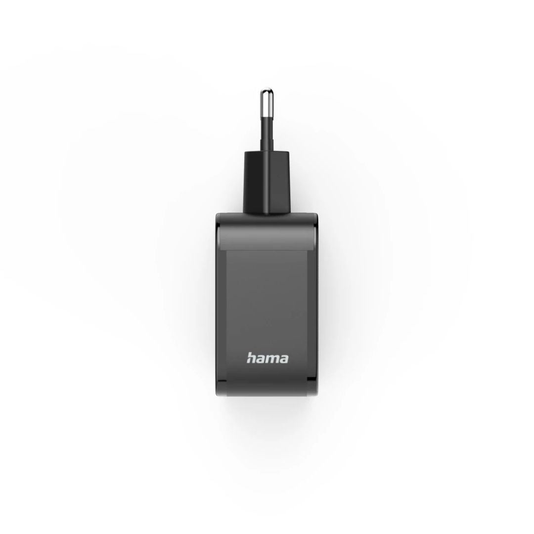 Hama Fast Charger 2x USB-C PD 1x USB-A QC 65W Black Hama Fast Charger 2x USB-C PD 1x USB-A QC 65W Black