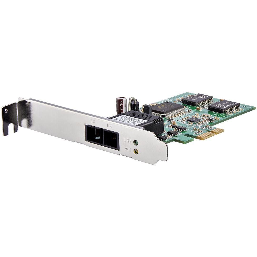Startech PCIe Gigabit Ethernet Multimode SC Fiber Network Card Adapter