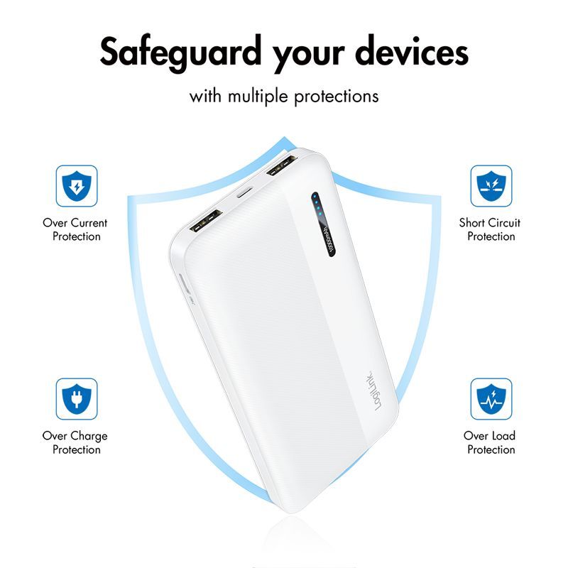 Logilink 10000 mAh PowerBank White