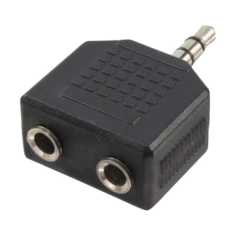 Logilink CA1002 3,5mm Stereo adapter Black