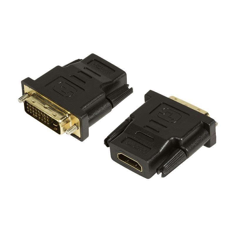 Logilink DVI-D (Dual Link) - HDMI Adapter Black Logilink DVI-D (Dual Link) - HDMI Adapter Black