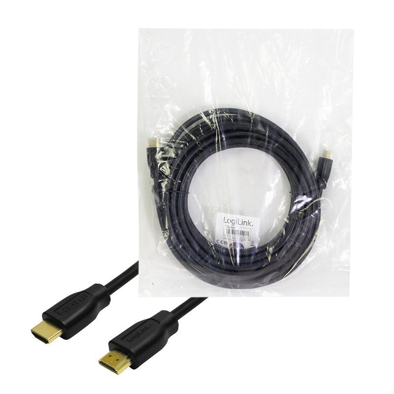 Logilink CH0054 HDMI cable A/M to A/M 4K/30 Hz 15m Black