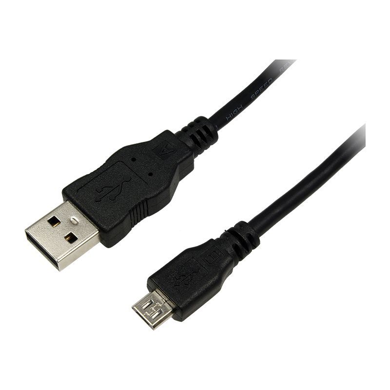 Logilink USB2.0 A - MicroUSB cable 1m Black Logilink USB2.0 A - MicroUSB cable 1m Black