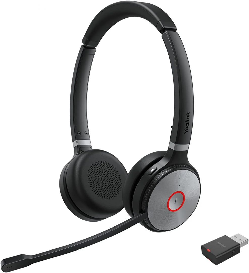 Yealink WH62 Dual UC DECT Wireless Headset Black Yealink WH62 Dual UC DECT Wireless Headset Black