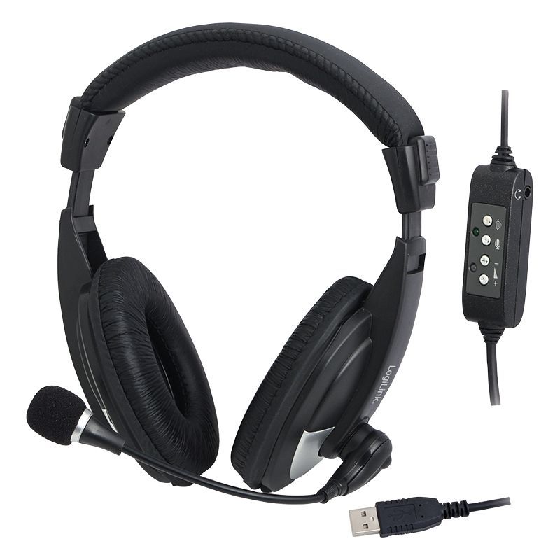 Logilink USB Stereo Headset Black Logilink USB Stereo Headset Black