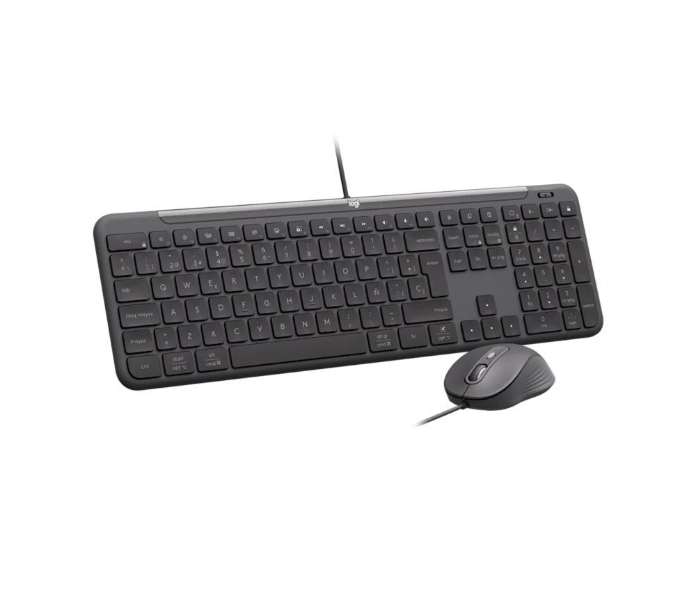 Logitech Signature Slim Wired K620 for Business Keyboard Combo Graphite US Logitech Signature Slim Wired K620 for Business Keyboard Combo Graphite US