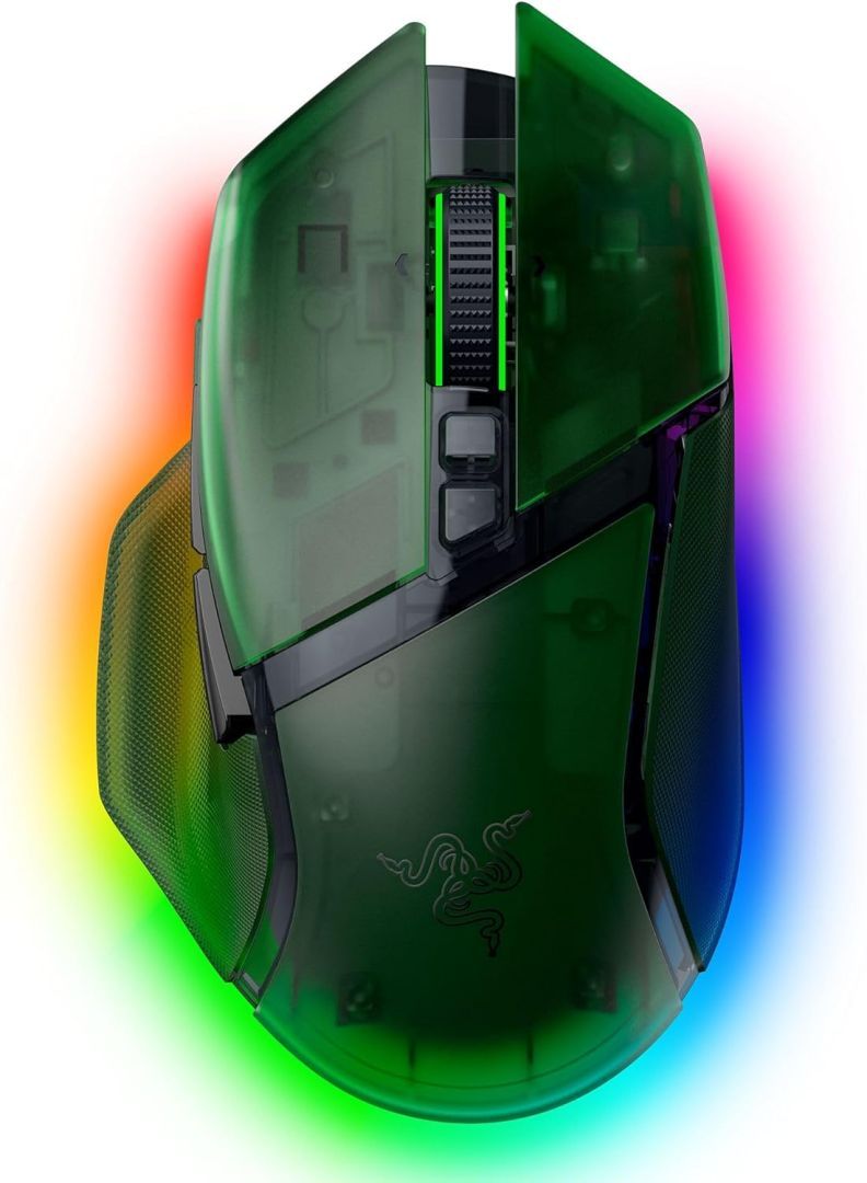 Razer Basilisk V3 Pro 35K Gaming Wireless Bluetooh Mouse Phantom Green Edition Razer Basilisk V3 Pro 35K Gaming Wireless Bluetooh Mouse Phantom Green Edition