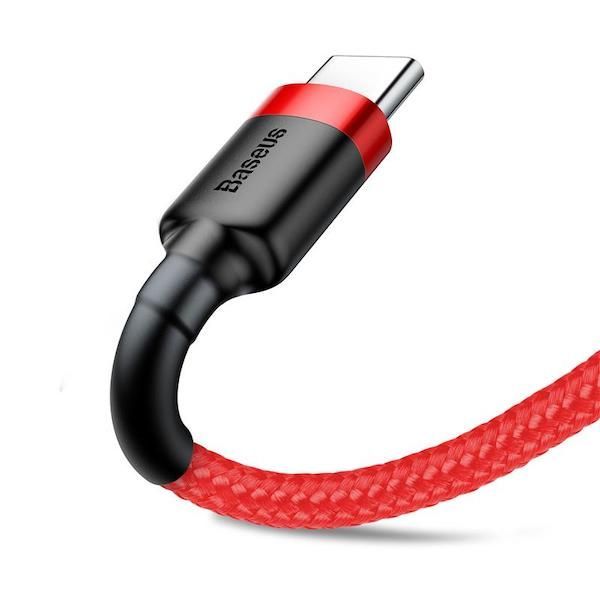 Baseus Cafule USB-C Cable 2A 3m Red Baseus Cafule USB-C Cable 2A 3m Red