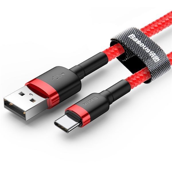 Baseus Cafule USB-C Cable 2A 3m Red Baseus Cafule USB-C Cable 2A 3m Red