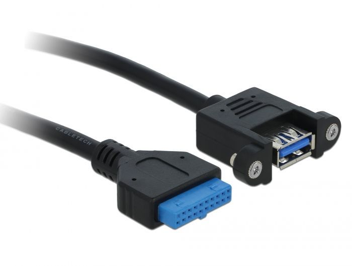 DeLock USB 3.0 pin header female > 1x USB 3.0-A female DeLock USB 3.0 pin header female > 1x USB 3.0-A female