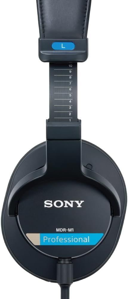 Sony MDR-M1 Professional Reference Closed Monitor Headphones Black Sony MDR-M1 Professional Reference Closed Monitor Headphones Black