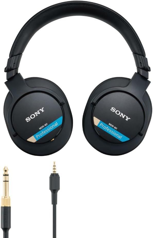 Sony MDR-M1 Professional Reference Closed Monitor Headphones Black Sony MDR-M1 Professional Reference Closed Monitor Headphones Black