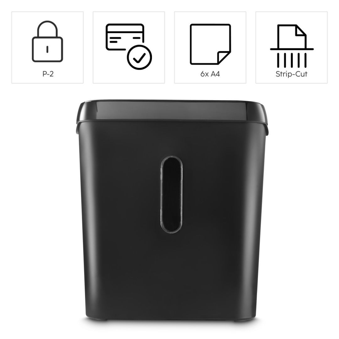 Hama Classic S61 Iratmegsemmisítő Black Hama Classic S61 Iratmegsemmisítő Black