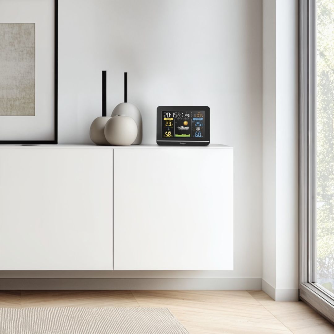 Hama Usedom Időjárás Állomás Black Hama Usedom Időjárás Állomás Black