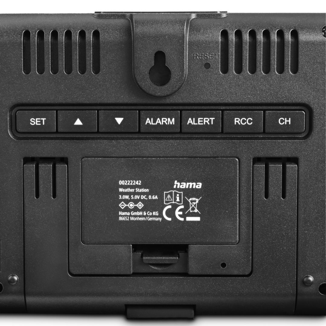 Hama Usedom Időjárás Állomás Black Hama Usedom Időjárás Állomás Black