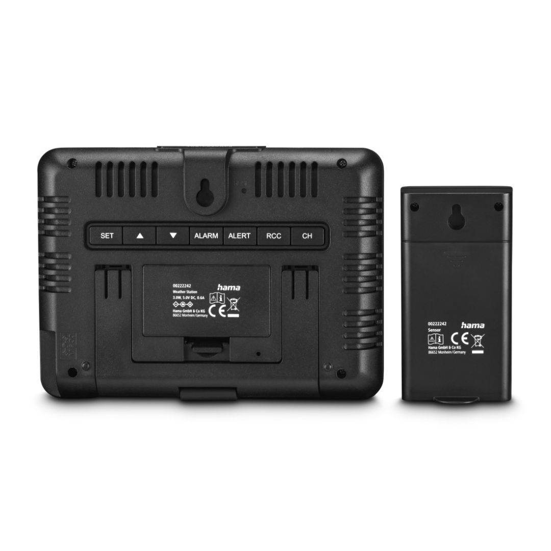 Hama Usedom Időjárás Állomás Black Hama Usedom Időjárás Állomás Black