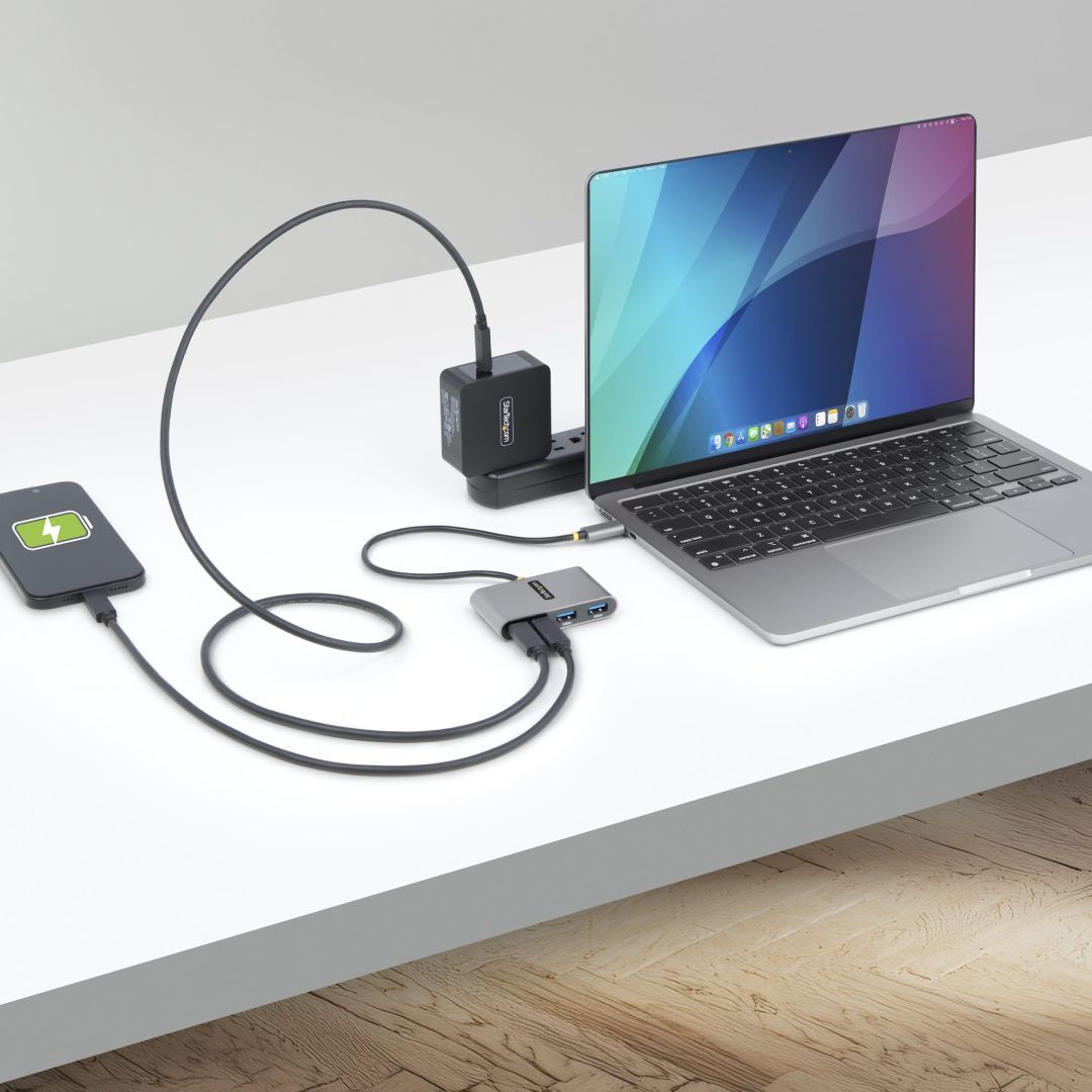 Startech 4-portos USB3.0 HUB Space Gray Startech 4-portos USB3.0 HUB Space Gray