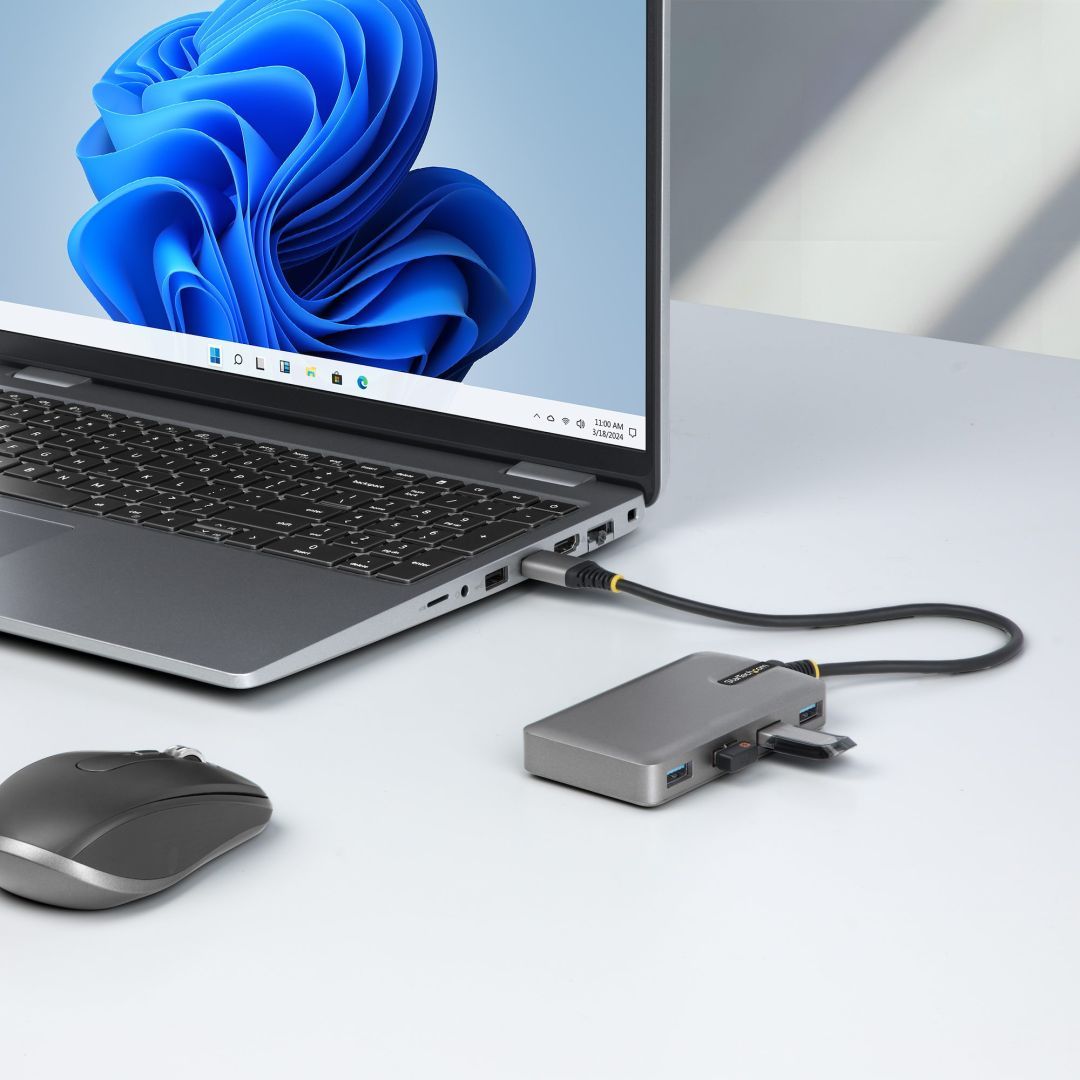 Startech 4-portos USB3.0 HUB Space Gray Startech 4-portos USB3.0 HUB Space Gray