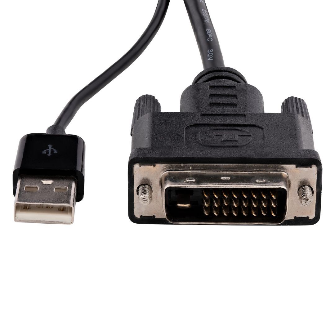 Startech DVI-D (Single-Link) (24+1) to DisplayPort Adapter Black Startech DVI-D (Single-Link) (24+1) to DisplayPort Adapter Black