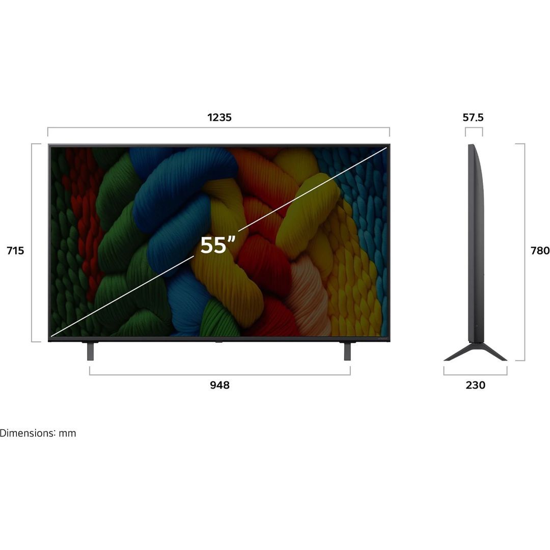 LG 55" 55NANO80A3B LED Smart LG 55" 55NANO80A3B LED Smart