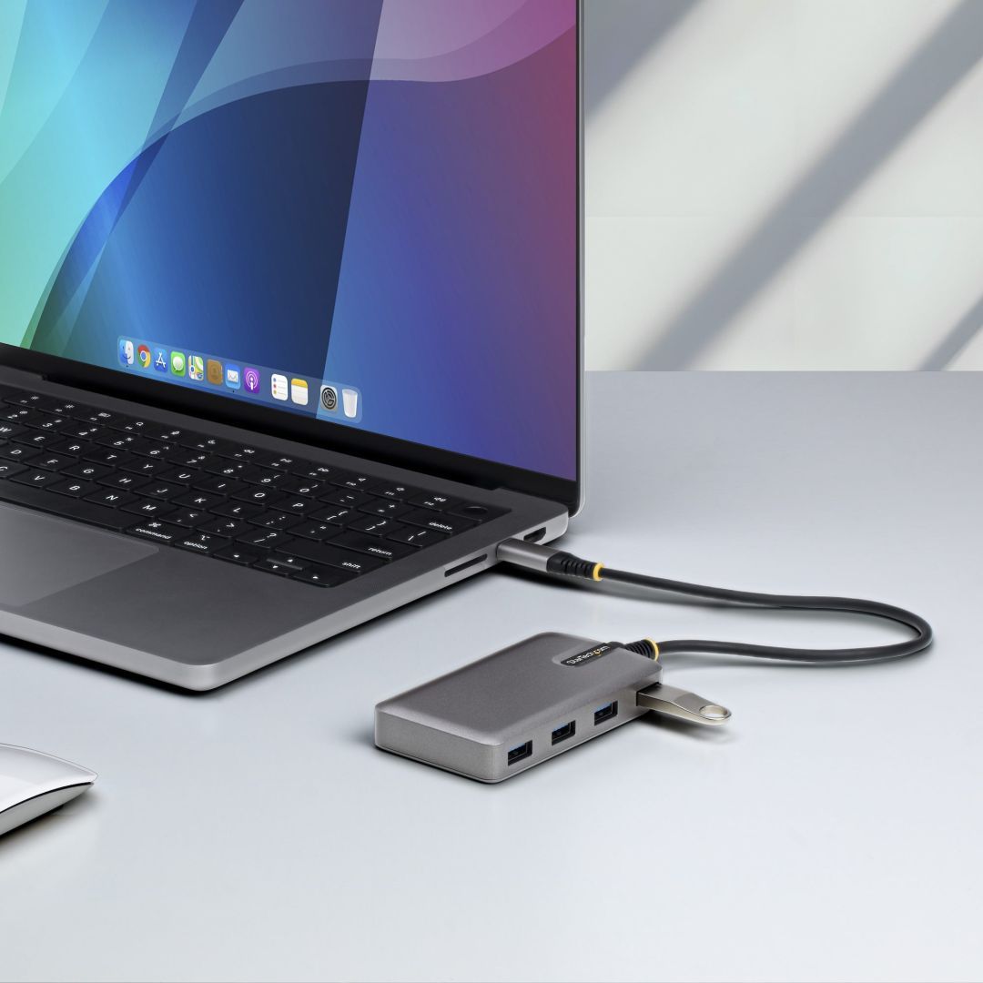 Startech 4-portos USB3.2 HUB Space Gray