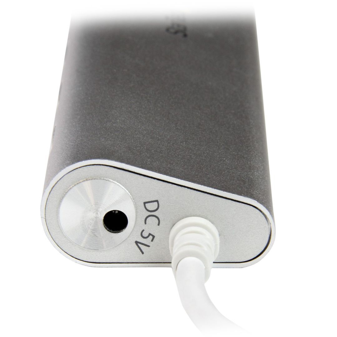 Startech 7-portos USB3.2 HUB Silver/White