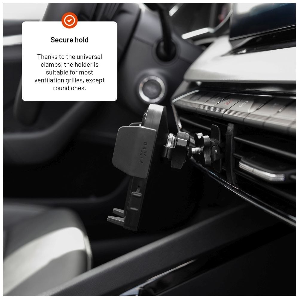 FIXED Iconiq Vent univerzális autós tartó, fekete